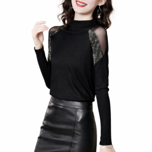 plus fleece no fleece half turtleneck leggings long sleeved plus fleece black t shirt